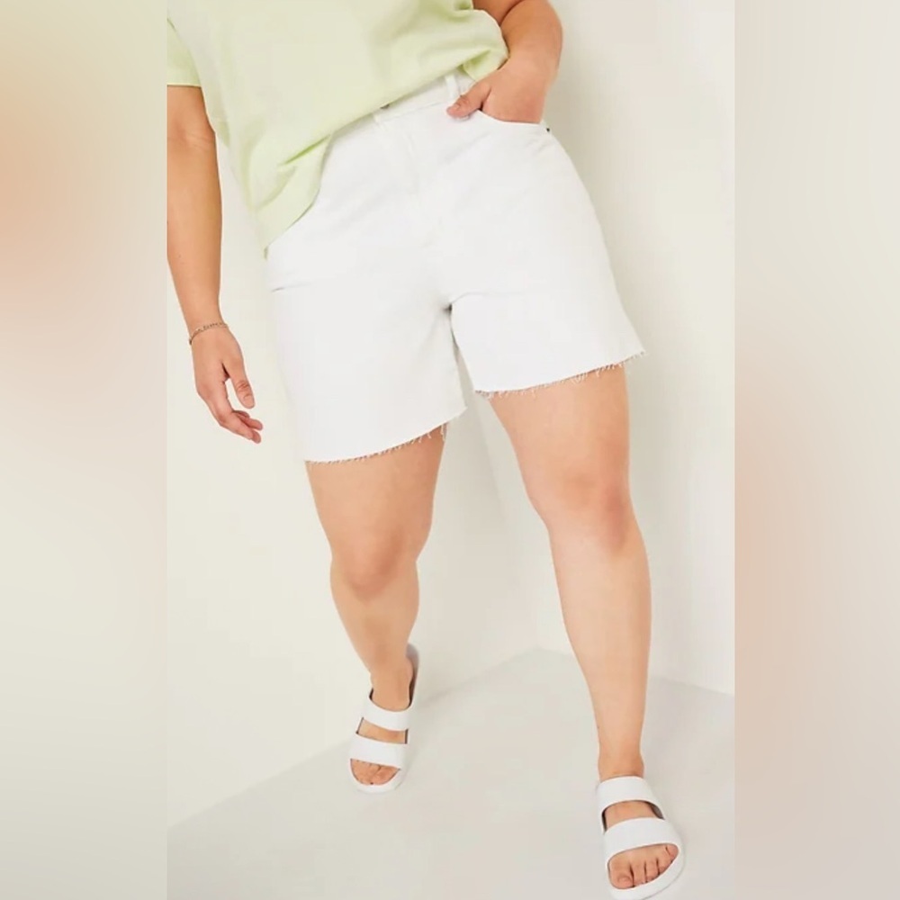 Old Navy High Rise Slouchy Straight Shorts